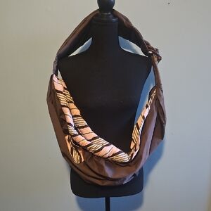 Chic Brown and Pink Women's Scarf